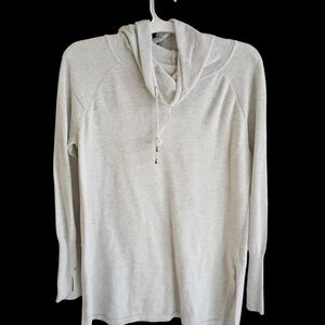 Women's Cream Sweater with Hood